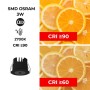 Mini spot LED encastrable rond 3W faible UGR 40x32,1mm - Blanc chaud 2700K