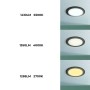 Spot LED encastrable rond étanche CCT réglable sur 3 températures différentes de 2700-6500ºK Fumagalli - "Teresa 260" 18W IP55