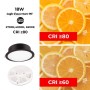 Spot LED encastrable rond étanche CCT réglable sur 3 températures différentes de 2700-6500ºK Fumagalli - "Teresa 260" 18W IP55