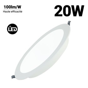 Spot LED encastrable circulaire 20W - Découpe Ø190mm