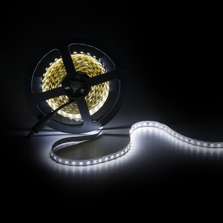 Réglette de 600 LEDs 48W 2 400Lm SMD3528 12VDC x5M 40 000H [PL219005]