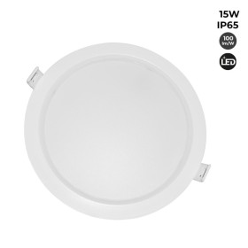 Spot LED encastrable rond étanche - IP65 - 15W - Coupe Ø 145-160mm