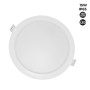 Spot LED encastrable rond étanche - IP65 - 15W - Coupe Ø 145-160mm