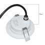 Spot LED encastrable rond étanche - IP65 - 8W - Coupe Ø 80-95mm