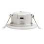 Spot LED encastrable rond étanche CCT réglable sur 3 températures différentes de 3000-6500ºK - 7W - IP44 - Coupe Ø 68-75mm