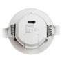 Spot LED encastrable rond étanche CCT réglable sur 3 températures différentes de 3000-6500ºK - 7W - IP44 - Coupe Ø 68-75mm