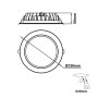 Spot LED encastrable CCT réglable sur 3 températures de 3000-5400ºK - haute efficacité - 40W - Driver Lifud - Coupe Ø 200-220mm