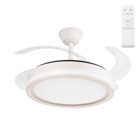 Ventilateur de plafond LED 59W 5900LM CCT DC Ultra silencieux avec télécommande Fonction été-hiver