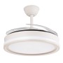 Ventilateur de plafond LED 59W 5900LM CCT DC Ultra silencieux avec télécommande Fonction été-hiver