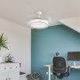 Ventilateur de plafond LED 59W 5900LM CCT DC Ultra silencieux avec télécommande Fonction été-hiver
