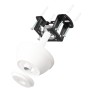 Ventilateur de Plafond LED 59W 6980LM CCT DC Ultra Silencieux avec Télécommande et Lames Rétractables Été/Hiver