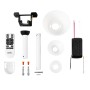 Ventilateur de Plafond LED Blanc/Hêtre 72W 7200LM CCT DC Ultra Silencieux avec Télécommande et Lames Rétractables Été-Hiver