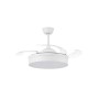 Ventilateur de Plafond 36W 1800Lm Éclairage LED CCT Variable Télécommande 50 000H - Blanc [HO-LEDFAN-30-W]