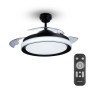 Philips/Signify "Bliss" Ventilateur de Plafond LED Télécommande 28+35W 4500Lm 2700/5500/4000ºK IP20 Noir 15000H [PH-87195144085