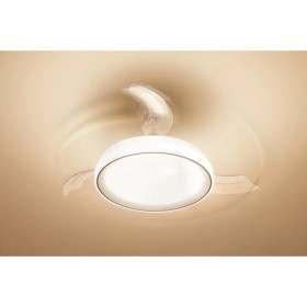Philips/Signify "Bliss" Ventilateur de Plafond LED Télécommande 28+35W 4500Lm 2700/5500/4000ºK IP20 Blanc 15000H [PH-8719514408