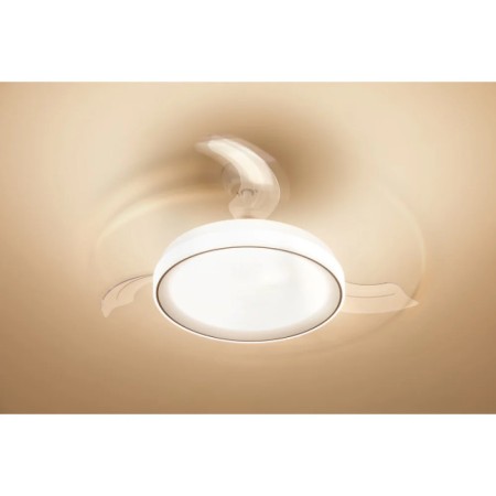 Philips/Signify "Bliss" Ventilateur de Plafond LED Télécommande 28+35W 4500Lm 2700/5500/4000ºK IP20 Blanc 15000H [PH-8719514408
