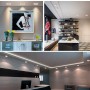 Spot LED circulaire orientable 38W - CCT réglable sur 3 températures différentes de 3000-6000ºK - Blanc - 120° Driver LIFUD