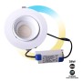 Spot LED circulaire orientable 38W - CCT réglable sur 3 températures différentes de 3000-6000ºK - Blanc - 120° Driver LIFUD