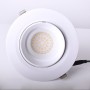 Spot LED circulaire orientable 38W - CCT réglable sur 3 températures différentes de 3000-6000ºK - Blanc - 120° Driver LIFUD