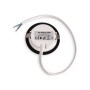 Spot LED encastré rond sous meuble 2W 220V AC - IP44 - Noir