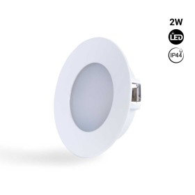 Spot LED encastré rond sous meuble 2W 220V AC - IP44 - Blanc