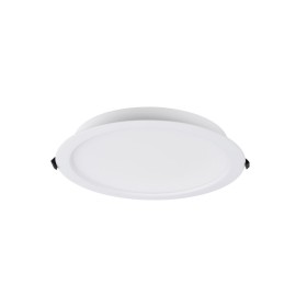 Spot Downlight LED PRO 24W - CCT réglable sur 3 températures différentes de 3000-6000ºK - 153lm/W - IP54 - UGR19 - Coupe ø205mm