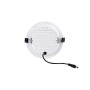 Spot Downlight LED PRO 12W - CCT réglable sur 3 températures différentes de 3000-6000ºK - 148lm/W - IP54 - UGR19 - Coupe ø120mm