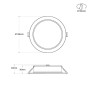 Spot Downlight LED PRO 12W - CCT réglable sur 3 températures différentes de 3000-6000ºK - 148lm/W - IP54 - UGR19 - Coupe ø120mm
