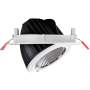 Spot LED encastrable COB CCT réglable sur 3 températures de 3000-6000ºK - 42W - IRC90 - Puce Bridgelux - Driver Lifud - IP20