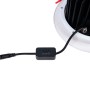 Spot LED encastrable COB CCT réglable sur 3 températures de 3000-6000ºK - 42W - IRC90 - Puce Bridgelux - Driver Lifud - IP20