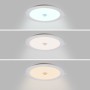Spot LED encastrable CCT réglable sur 3 températures différentes de 3000-6000ºK avec capteur PIR 18W - Découpe Ø 200-210mm