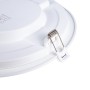 Spot LED encastrable CCT réglable sur 3 températures différentes de 3000-6000ºK avec capteur PIR 18W - Découpe Ø 200-210mm