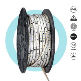 Ruban LED 220V AC - Monocouleur - 8W/m - 10mm - IP65 - 50 mètres - 120ch/m