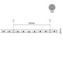 Bande LED 220V AC - Monocouleur - 8W/m - 10mm - IP65 - 10 mètres - 120ch/m