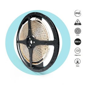 Bande LED 220V AC - Monocouleur - 8W/m - 10mm - IP65 - 5 mètres - 120ch/m