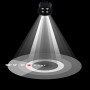 Spot LED encastrable rond 8W - Puce Osram - UGR18 - Coupe Ø 58mm - Noir - Blanc Chaud 2700K