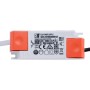 Spot LED encastrable rond 8W - Puce Osram - UGR18 - Coupe Ø 58mm - Noir - Blanc Chaud 2700K