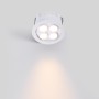 Spot LED encastrable rond 8W - Puce Osram - UGR18 - Coupe Ø 58mm - Blanc - Blanc Chaud 2700K