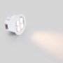 Spot LED encastrable rond 8W - Puce Osram - UGR18 - Coupe Ø 58mm - Blanc - Blanc Chaud 2700K