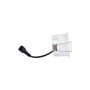 Spot LED encastrable rond 8W - Puce Osram - UGR18 - Coupe Ø 58mm - Blanc - Blanc Chaud 2700K