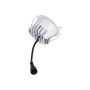 Spot LED encastrable rond 8W - Puce Osram - UGR18 - Coupe Ø 58mm - Blanc - Blanc Chaud 2700K