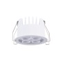 Spot LED encastrable rond 8W - Puce Osram - UGR18 - Coupe Ø 58mm - Blanc - Blanc Chaud 2700K