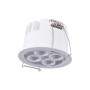 Spot LED encastrable rond 8W - Puce Osram - UGR18 - Coupe Ø 58mm - Blanc - Blanc Chaud 2700K