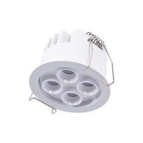Spot LED encastrable rond 8W - Puce Osram - UGR18 - Coupe Ø 58mm - Blanc - Blanc Chaud 2700K