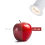 Spot LED encastrable rond 2W - Puce Osram - UGR18 - Coupe Ø 25mm - Blanc - Blanc Chaud 2700K