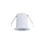 Spot LED encastrable rond 2W - Puce Osram - UGR18 - Coupe Ø 25mm - Blanc - Blanc Chaud 2700K
