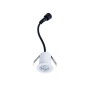 Spot LED encastrable rond 2W - Puce Osram - UGR18 - Coupe Ø 25mm - Blanc - Blanc Chaud 2700K