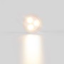 Spot LED encastrable rond 6W - UGR18 - Coupe Ø55mm - Blanc - Blanc Chaud 2700K