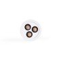 Spot LED encastrable rond 6W - UGR18 - Coupe Ø55mm - Blanc - Blanc Chaud 2700K