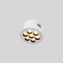 Spot LED encastrable rond 12W - UGR18 - Coupe Ø70mm - Blanc - Blanc Chaud 2700K